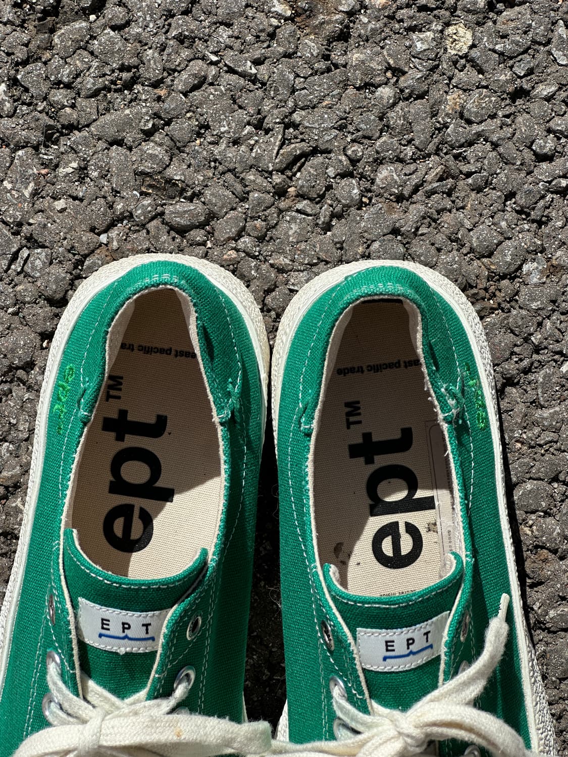 [260] EPT DIVE 캔버스 스니커즈 그린 로우탑 스케이트 슈즈 상품이미지3
