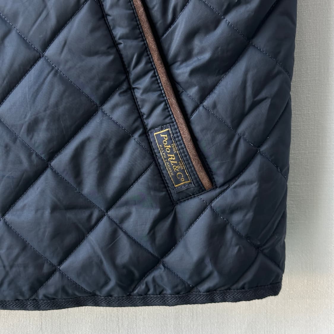 폴로 랄프로렌 퀼팅 경량 베스트 네이비 L 상품이미지6