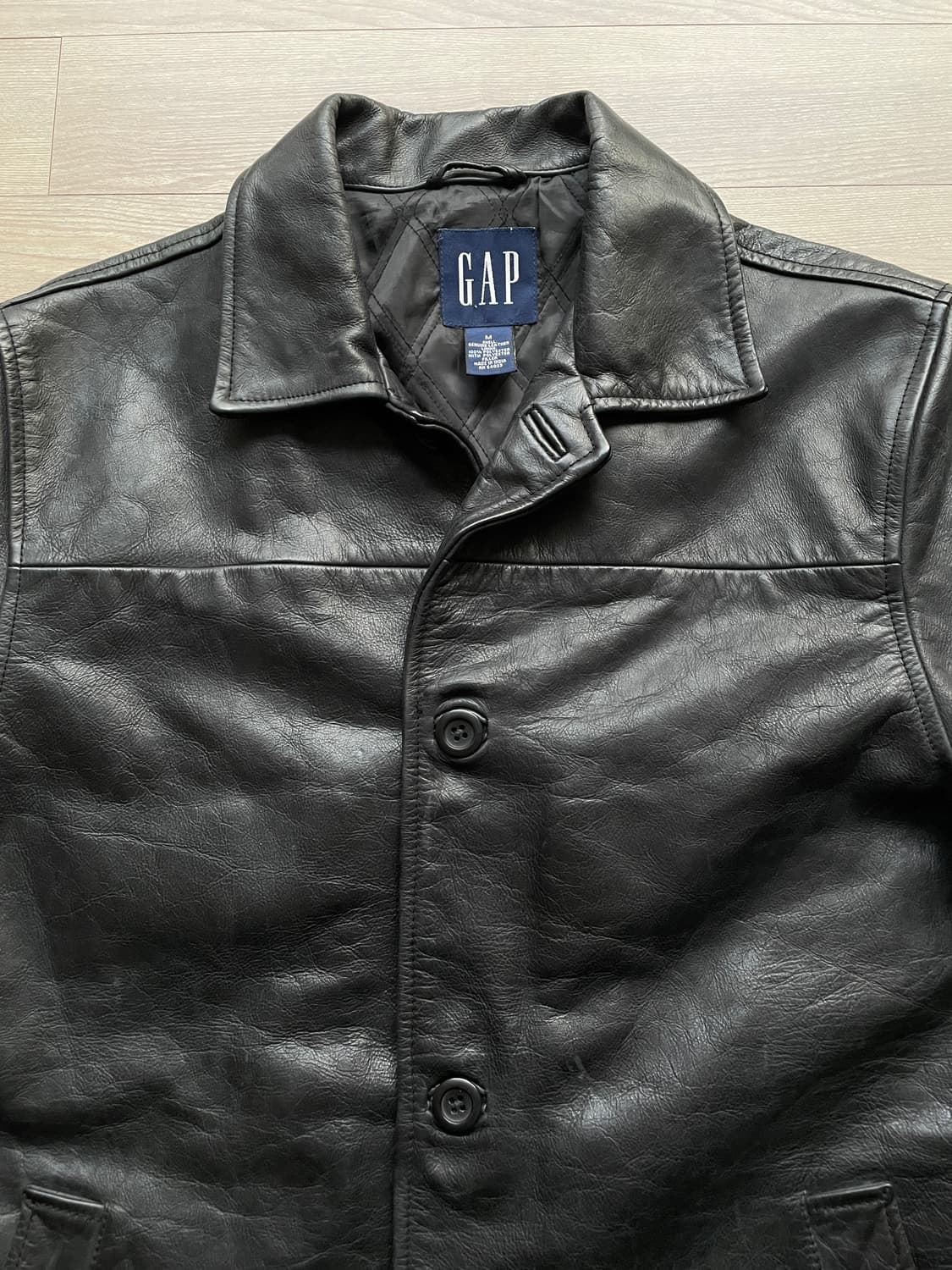 90s 올드갭 레더 카코트 gap carcoat 상품이미지4