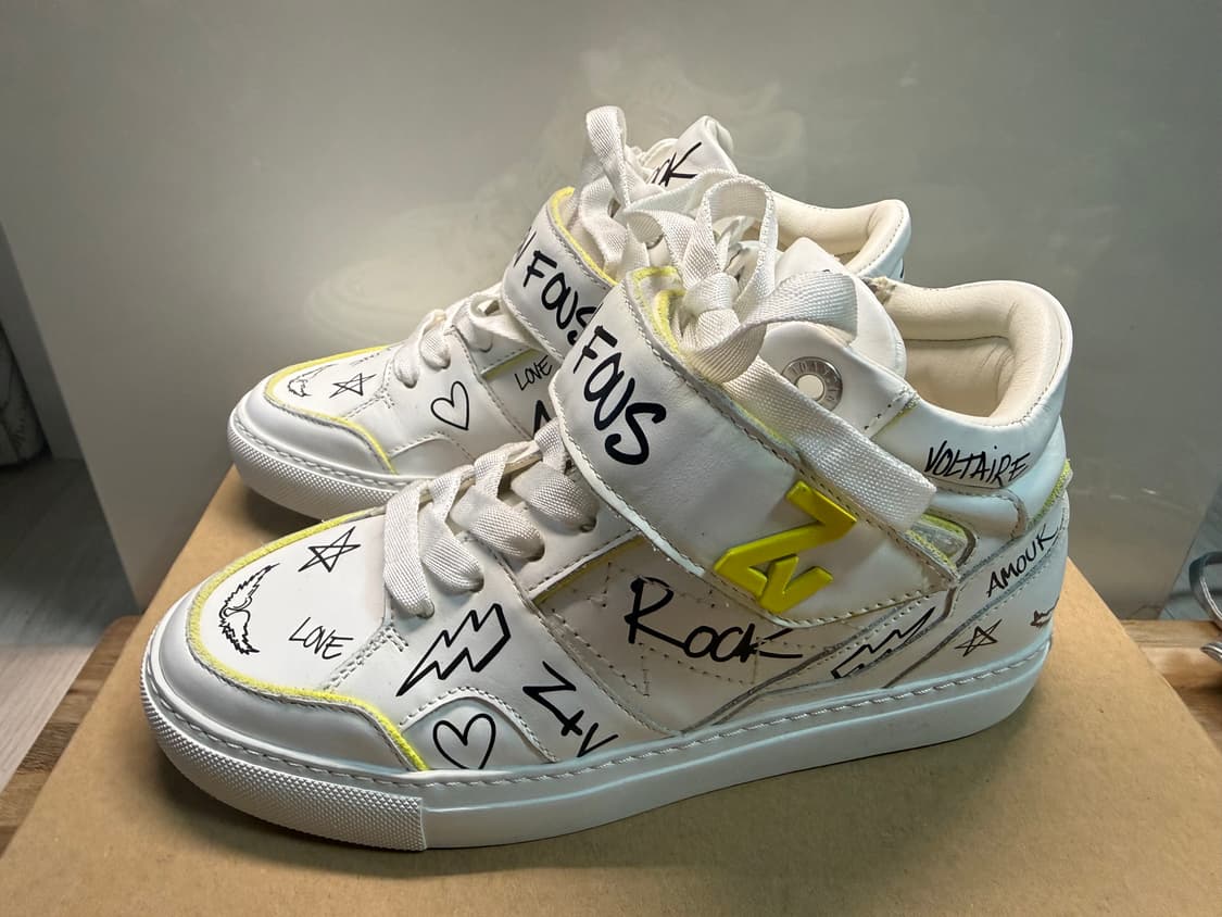 정품)쟈딕앤볼테르 Flash Fluorescent 스웨이드36 상품이미지3