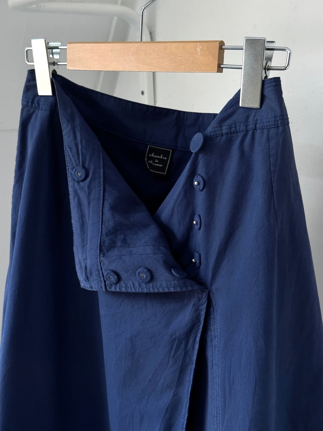 Natural cotton design pleats skirt 상품이미지3