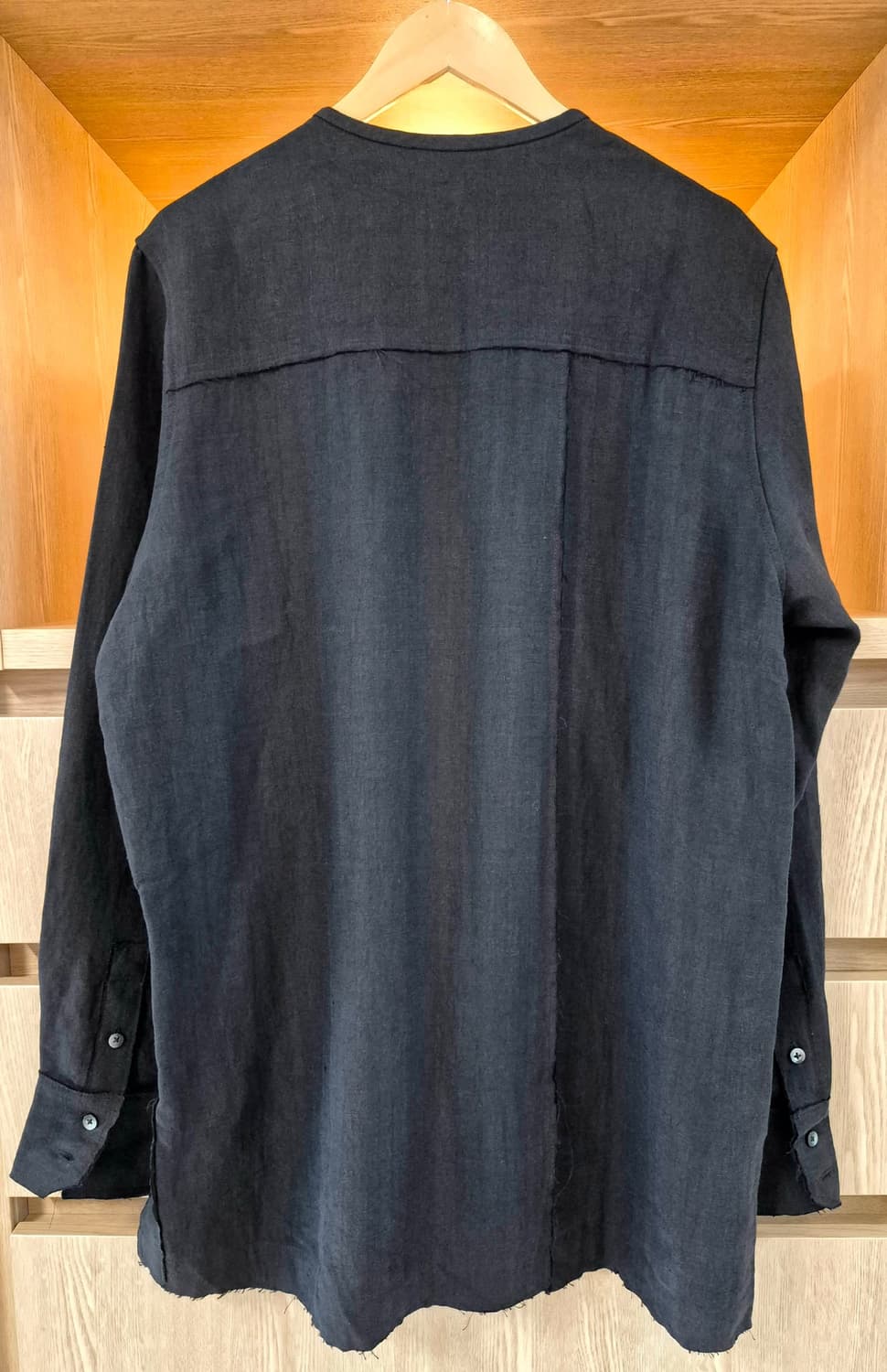 Professor.E Ramie Asymmetric Shirt (50) 상품이미지2