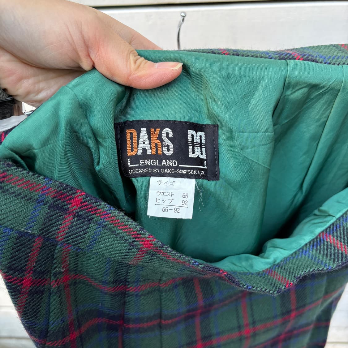 Daks 닥스 체크 스커트 상품이미지3