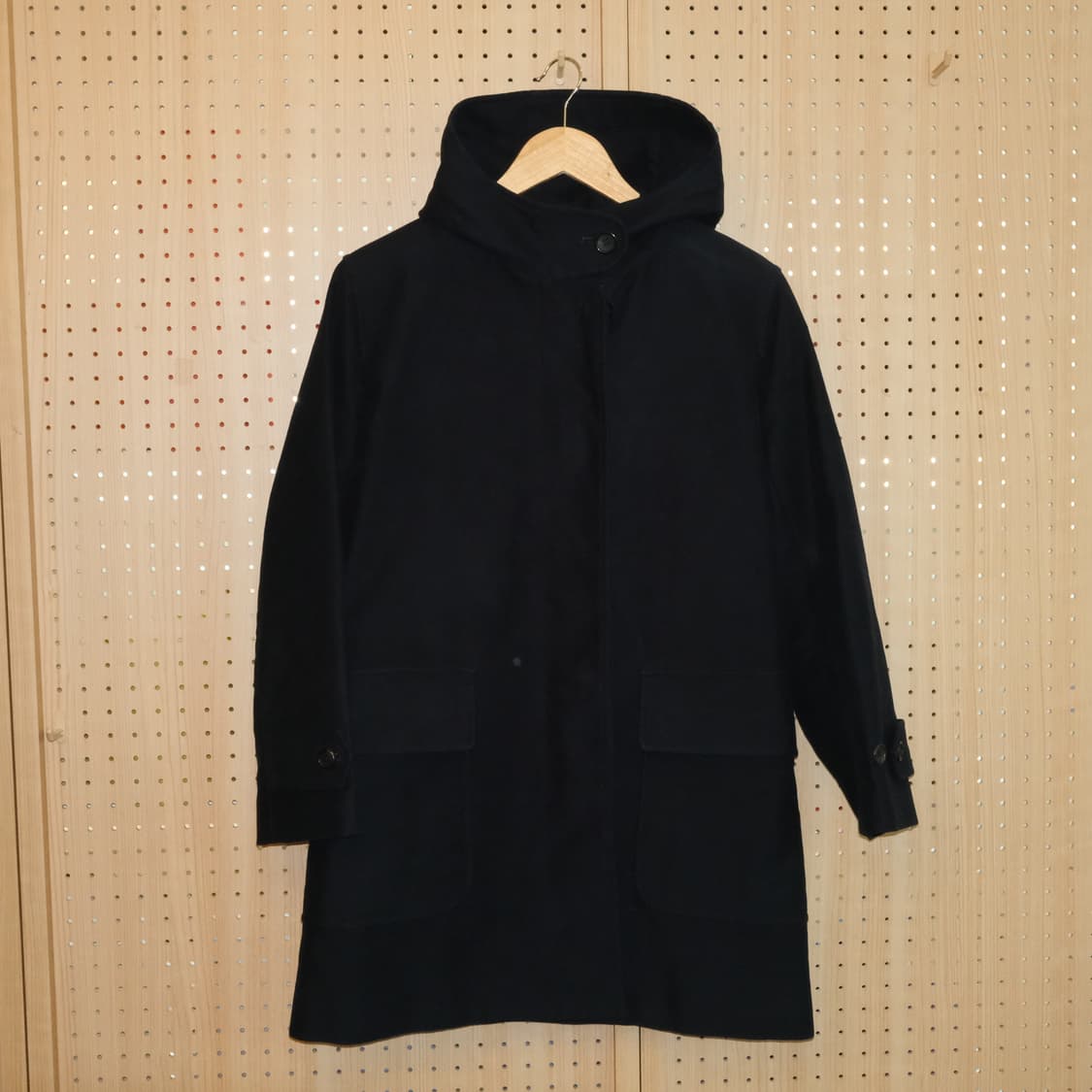 마가렛 호웰 울 코튼 후드 코트 상품이미지1