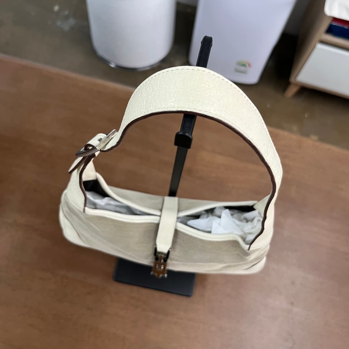 구찌 캔버스/레더 재키백 숄더백 상품이미지3