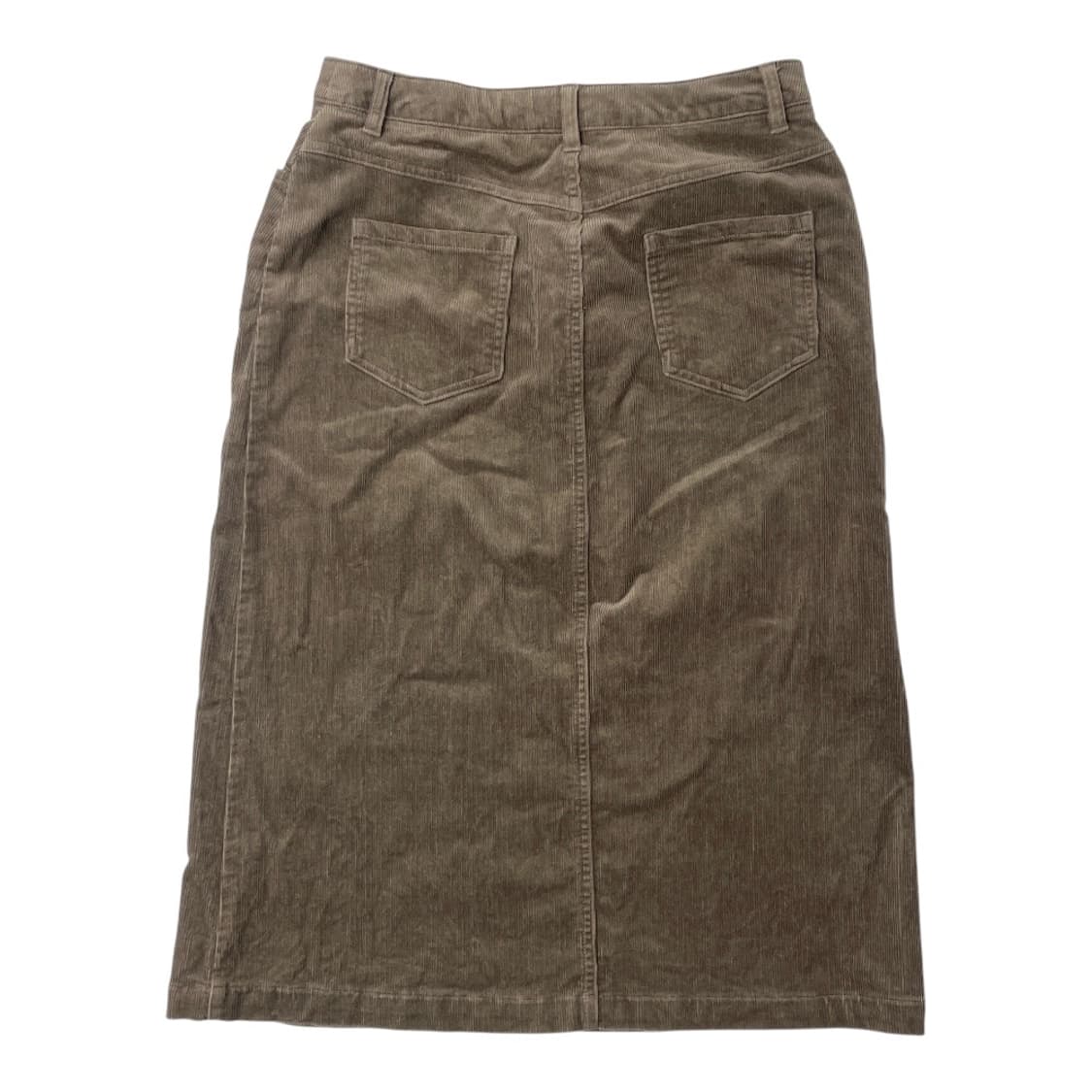 [중고] 무신사 코듀로이 H라인 스커트 브라운 상품이미지2