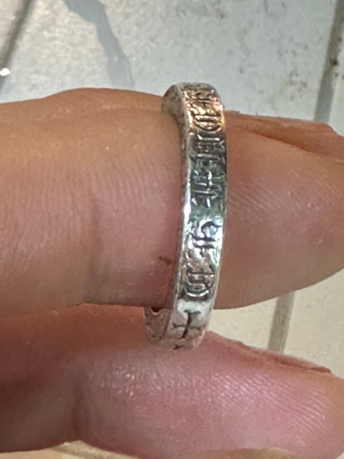 크롬하츠 퍽유링 13.5호 3mm 상품이미지8