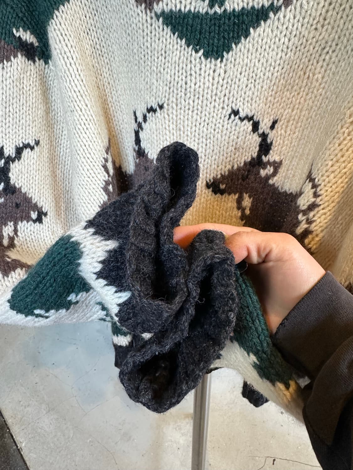 울리치 퓨어 울 핸드메이드 스웨터 상품이미지5