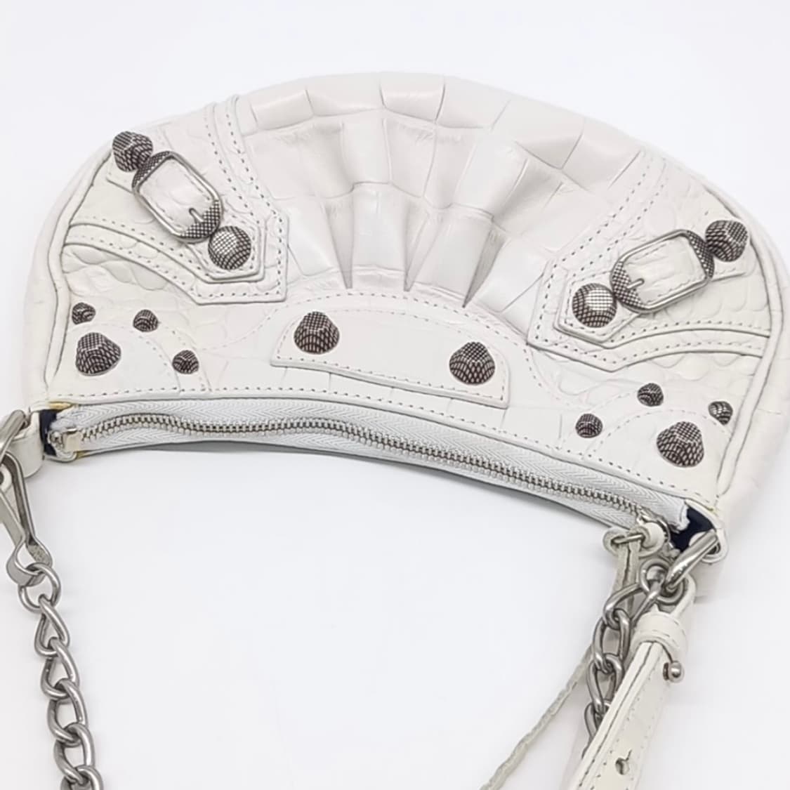 Balenciaga 발렌시아가 르카골 체인 미니 화이트 상품이미지5