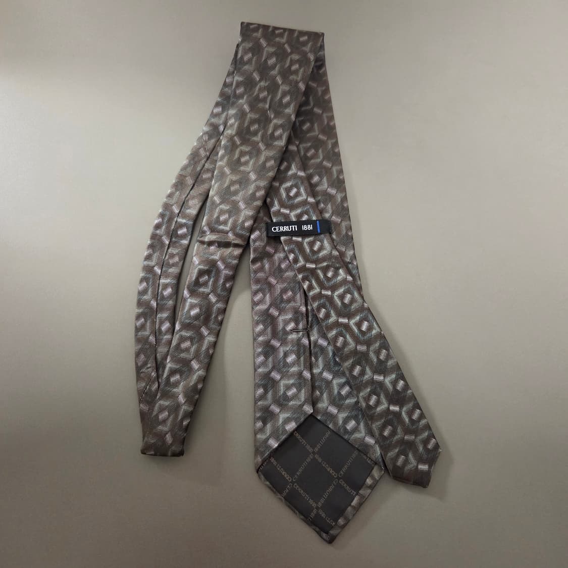 Cerruti 1881 프랑스 실크 빈티지 넥타이 상품이미지5