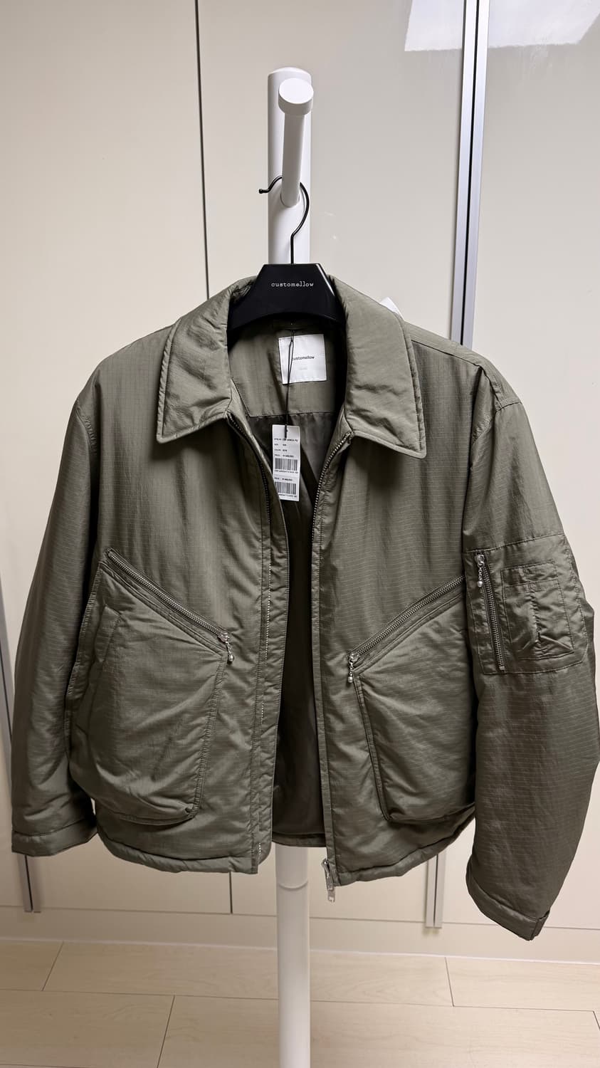 커스텀멜로우 카키 패디드 블루종 상품이미지1