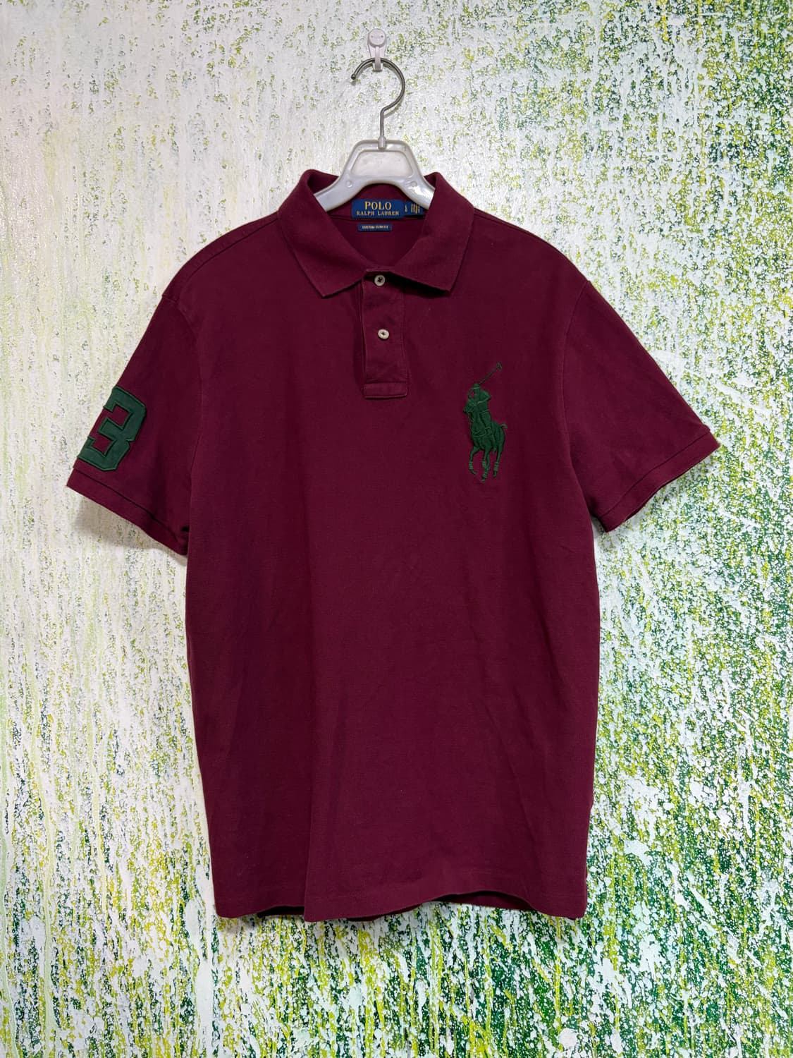 폴로 빅포니 치프키프 와인 버건디 반팔 카라 티셔츠 M 상품이미지7