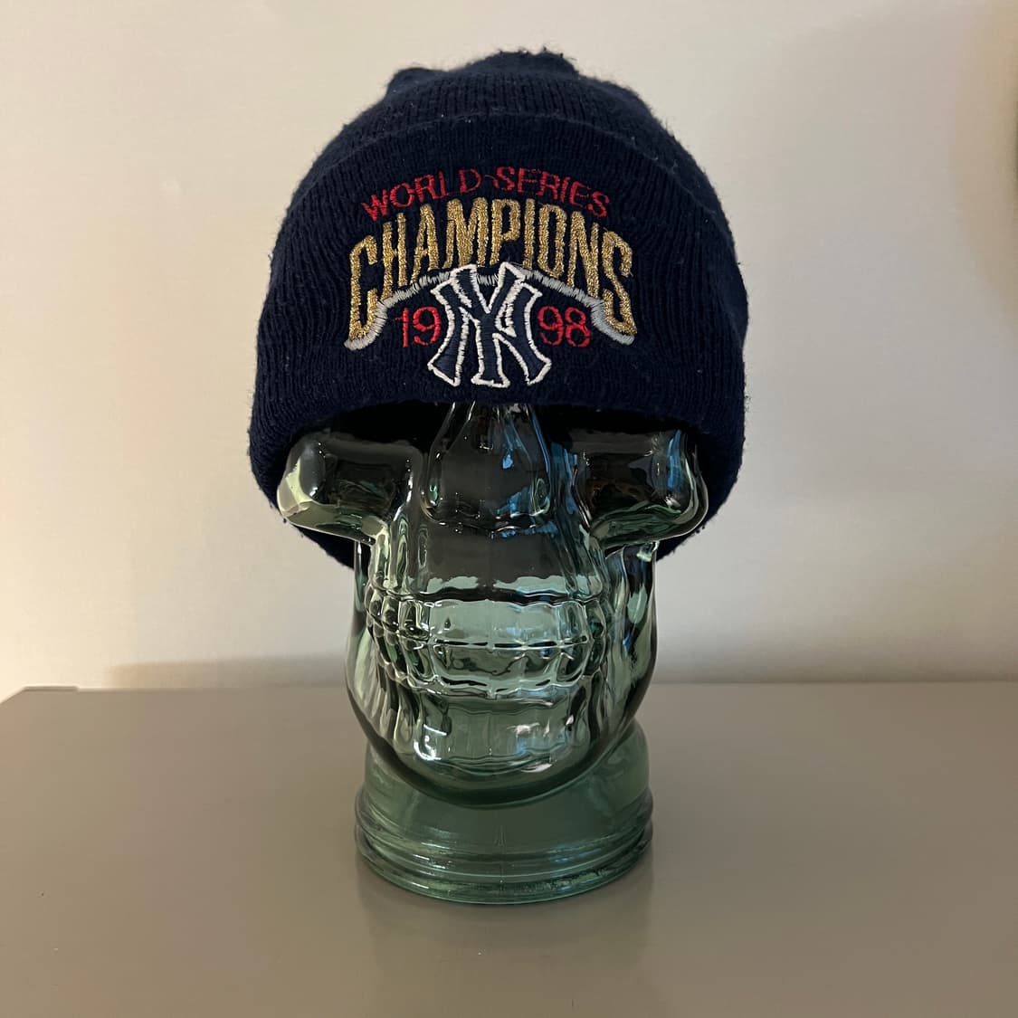빈티지 90s Yankees World Series 비니 상품이미지3