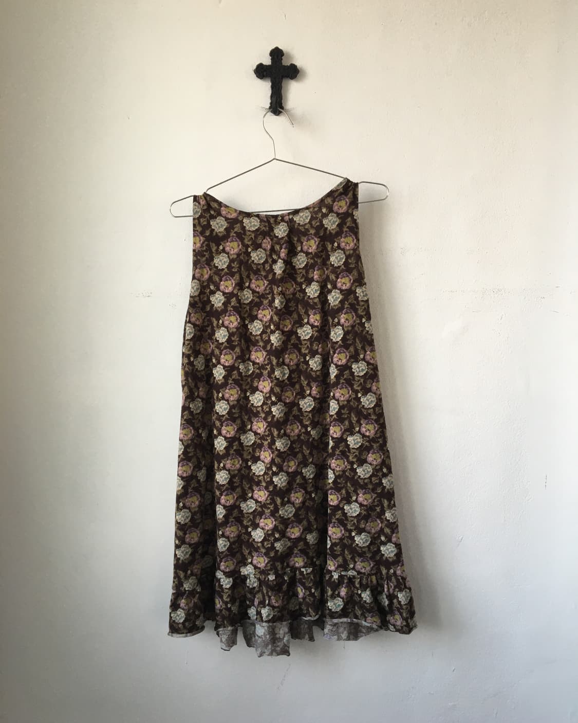 Flower pattern sleeveless onepiece 상품이미지3