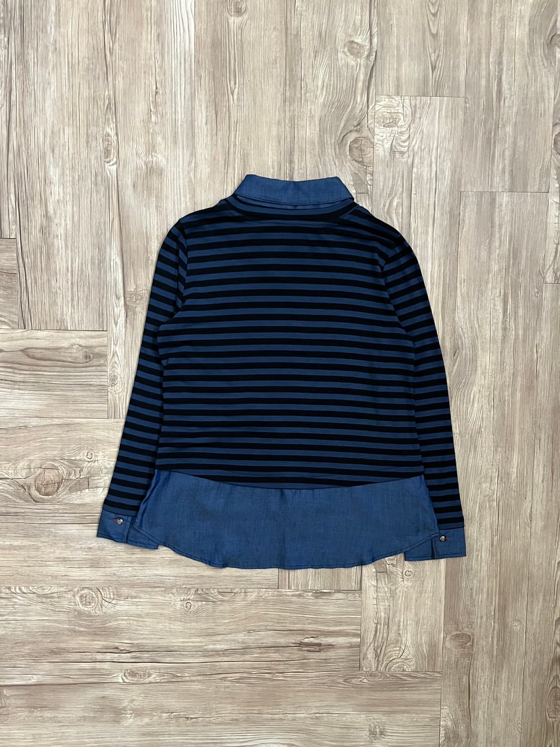 Bluebell 스트라이프 레이어드 셔츠 상품이미지2