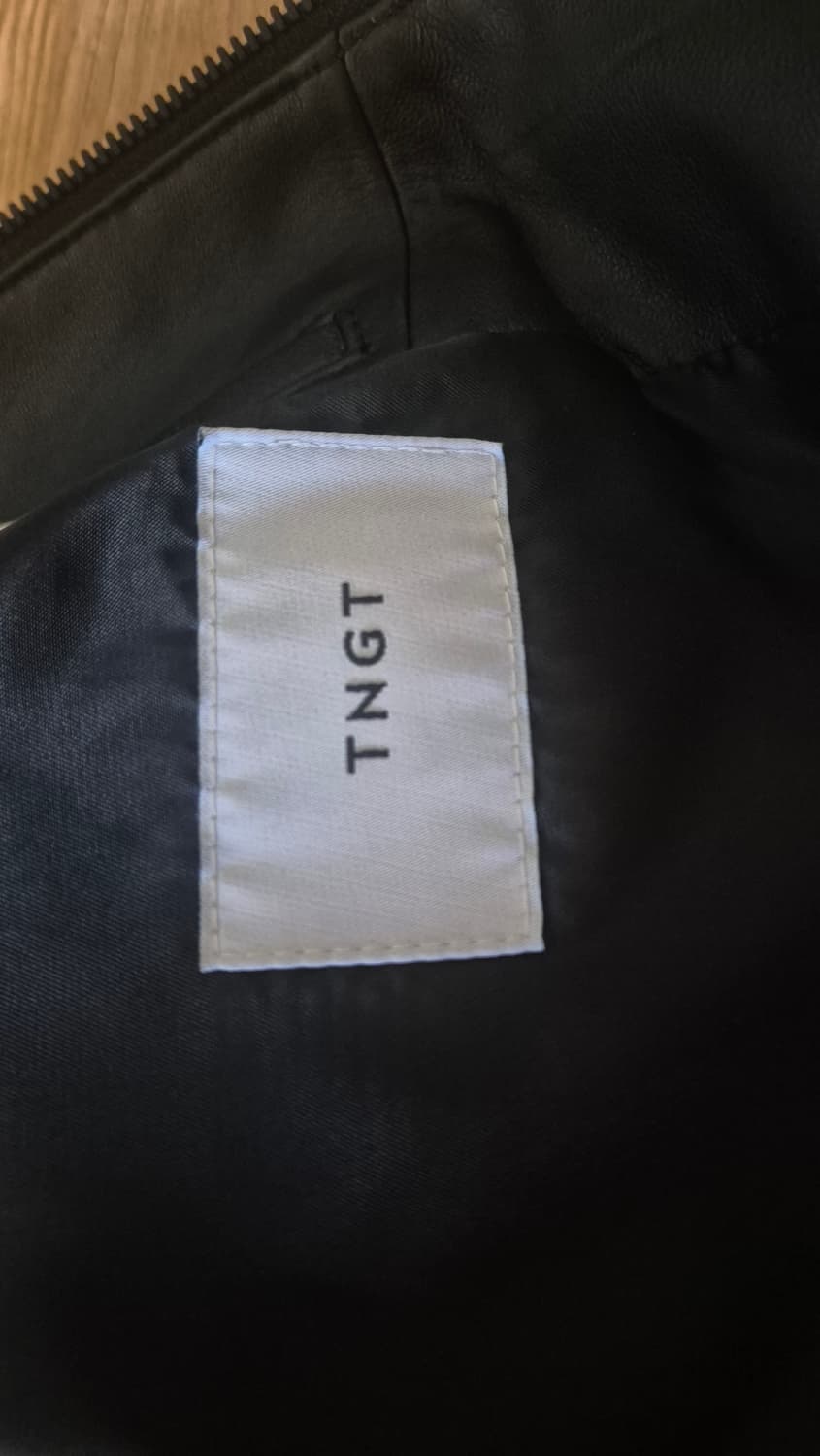 [TNGT] 블랙 램스킨 블루종 레더 점퍼 상품이미지7