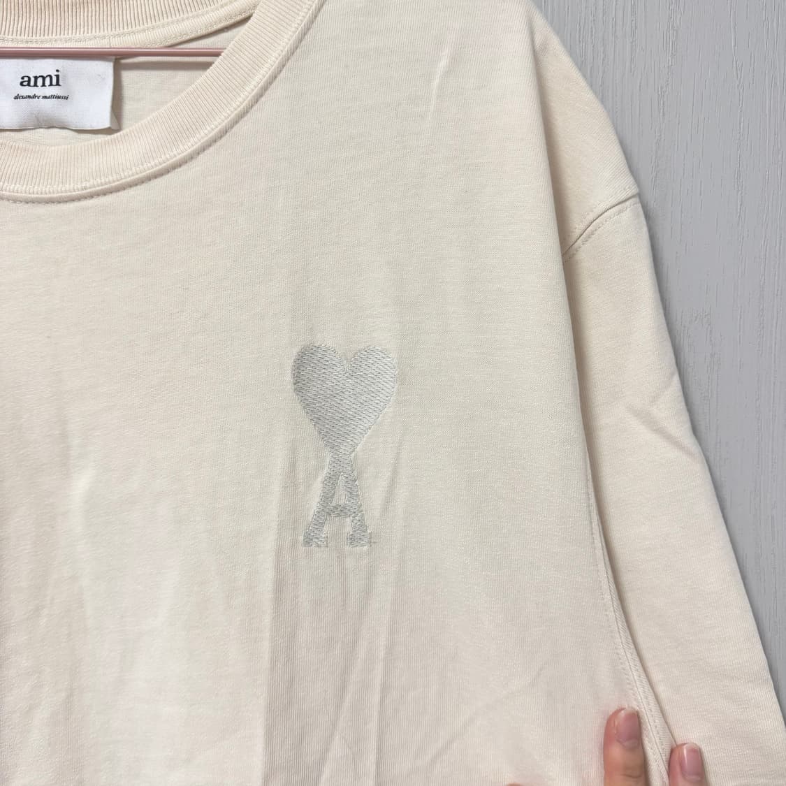 (L) 아미 톤온톤 베이지 반팔 상품이미지3