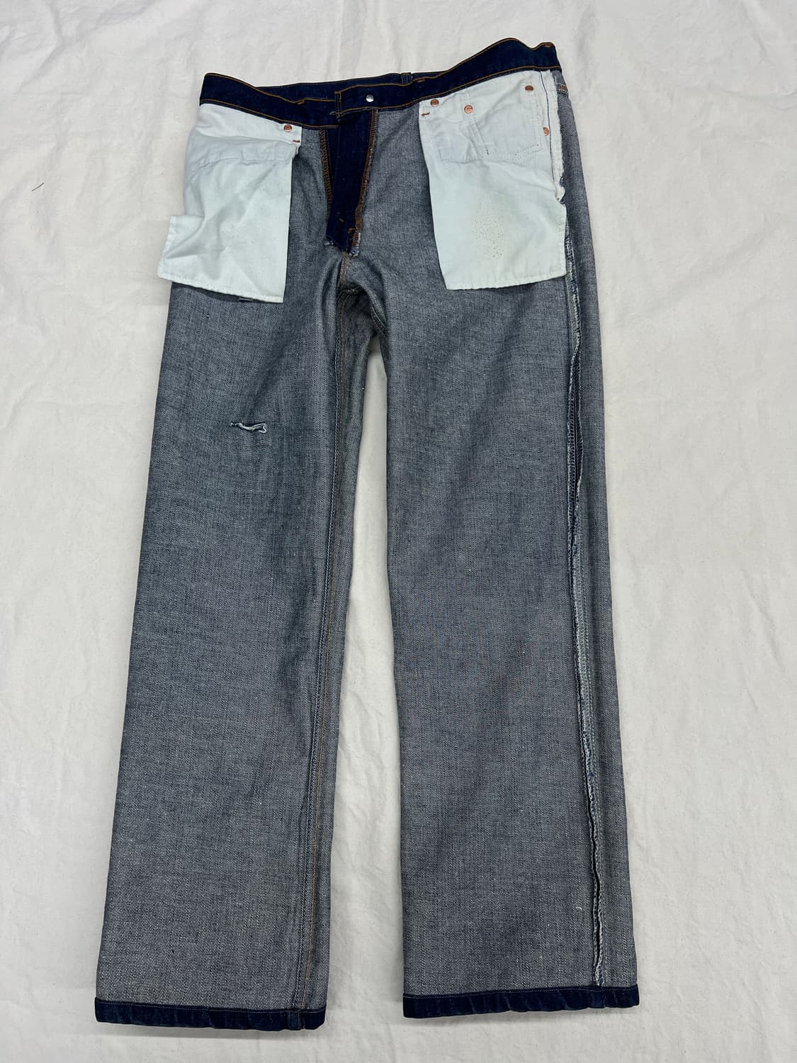 진청워싱 데님 34 상품이미지4