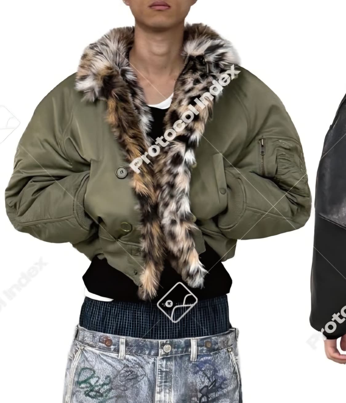 [2] 프로토콜인덱스 퍼자켓 카키 상품이미지1