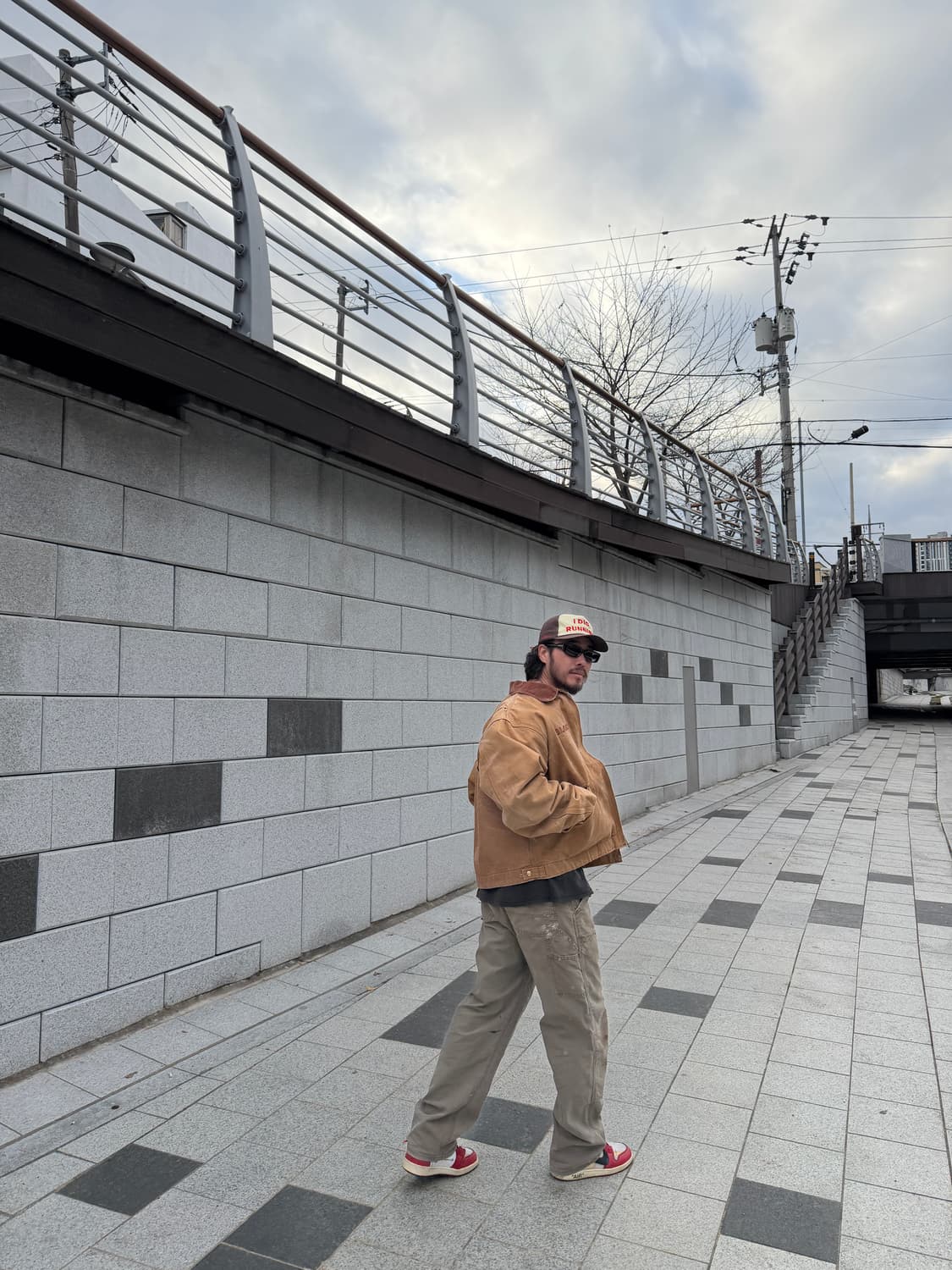 Vintage Carhartt Detroit Jacket Brown 상품이미지8