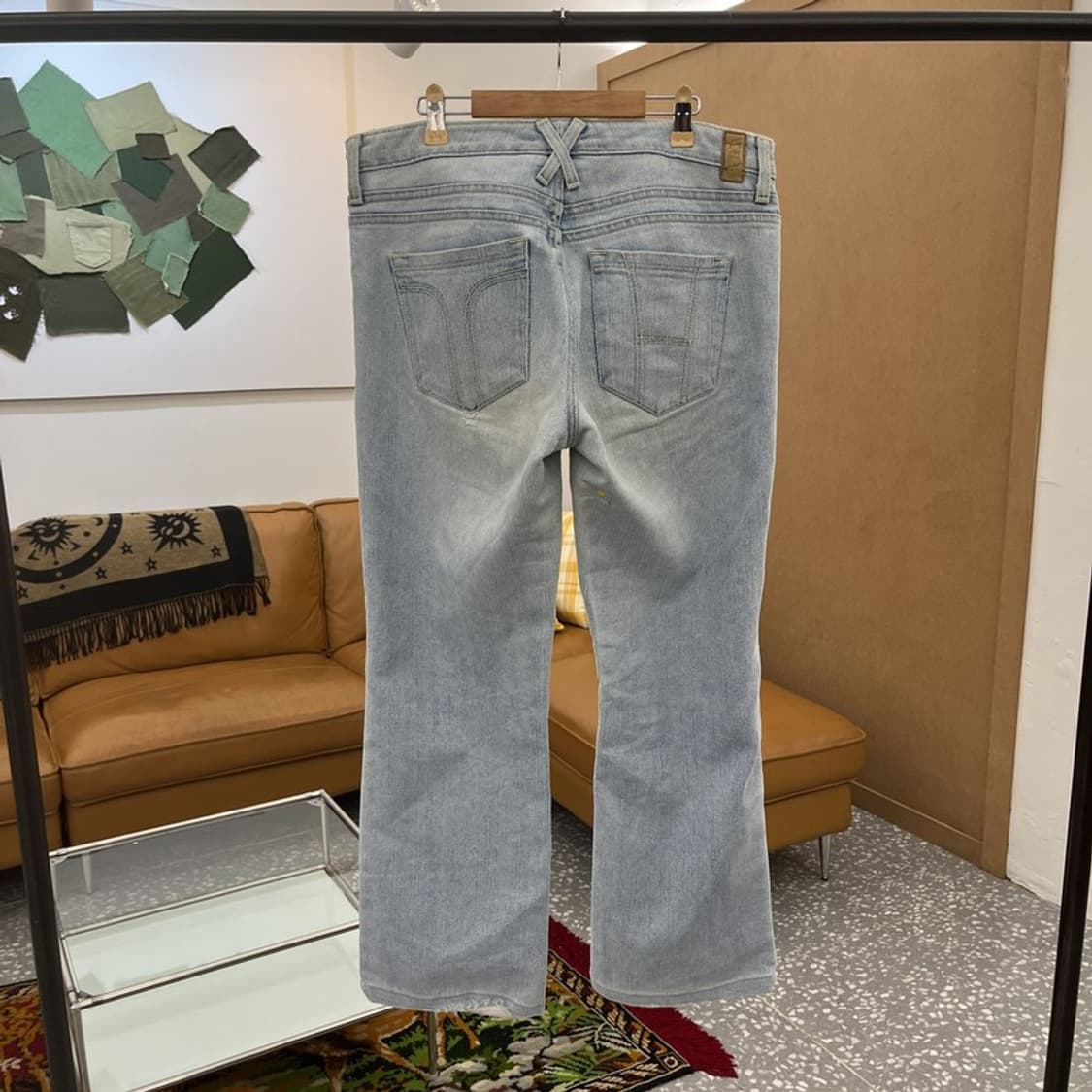 타미힐피거 힙스터부츠컷 빈티지 데님 청바지 33인치 C05389 상품이미지2