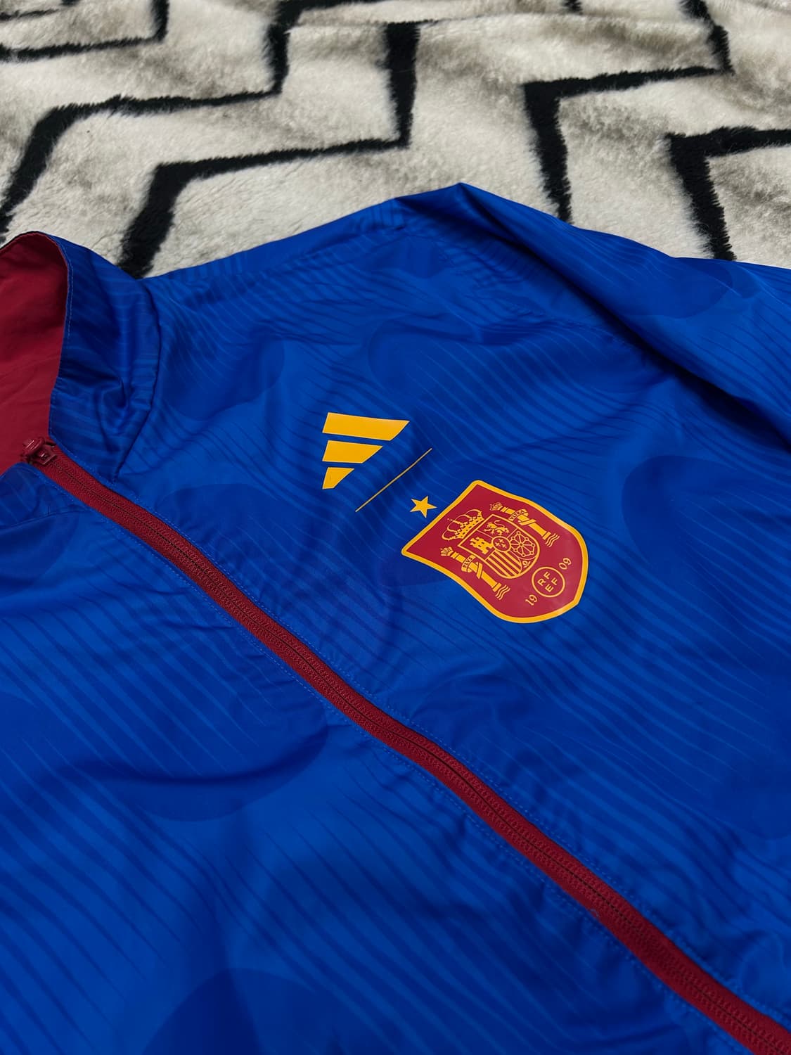 [XL]아디다스 22-23 스페인 앤섬 양면 바람막이 상품이미지1