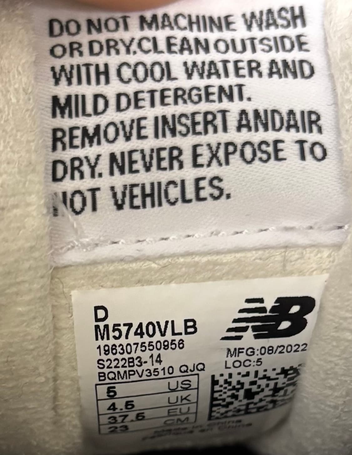 뉴발란스 5740 빈티지 럭스 이클립스 M5740VL 상품이미지4