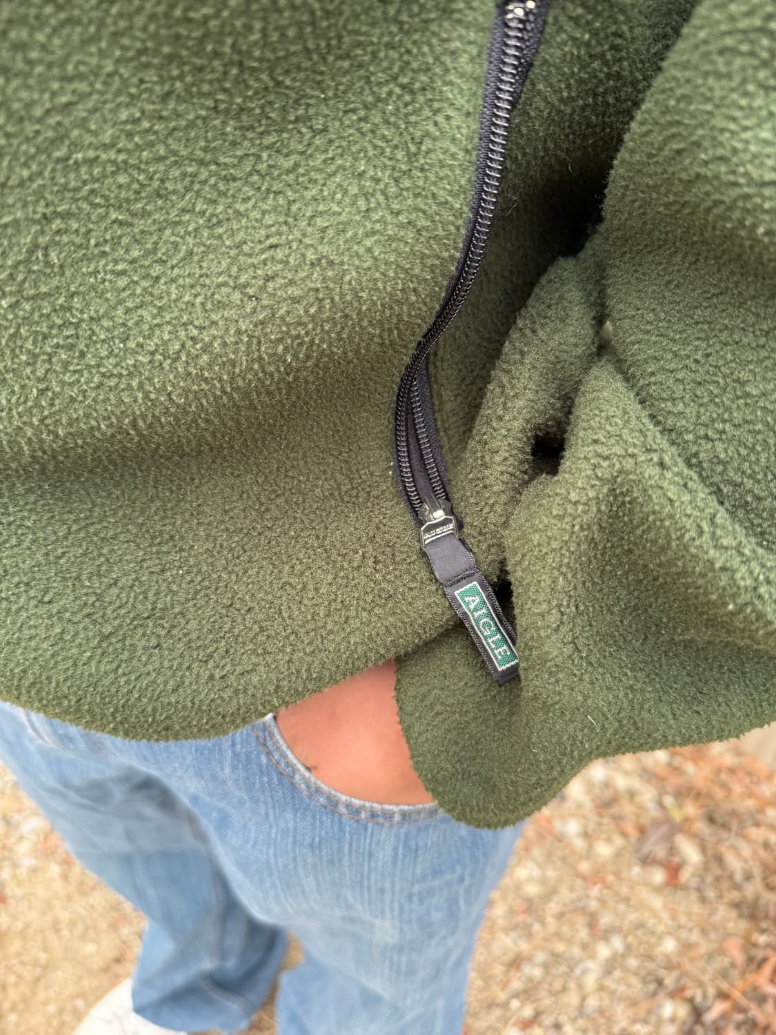 AIGLE 에이글 폴라텍 플리스 집업 자켓 상품이미지3