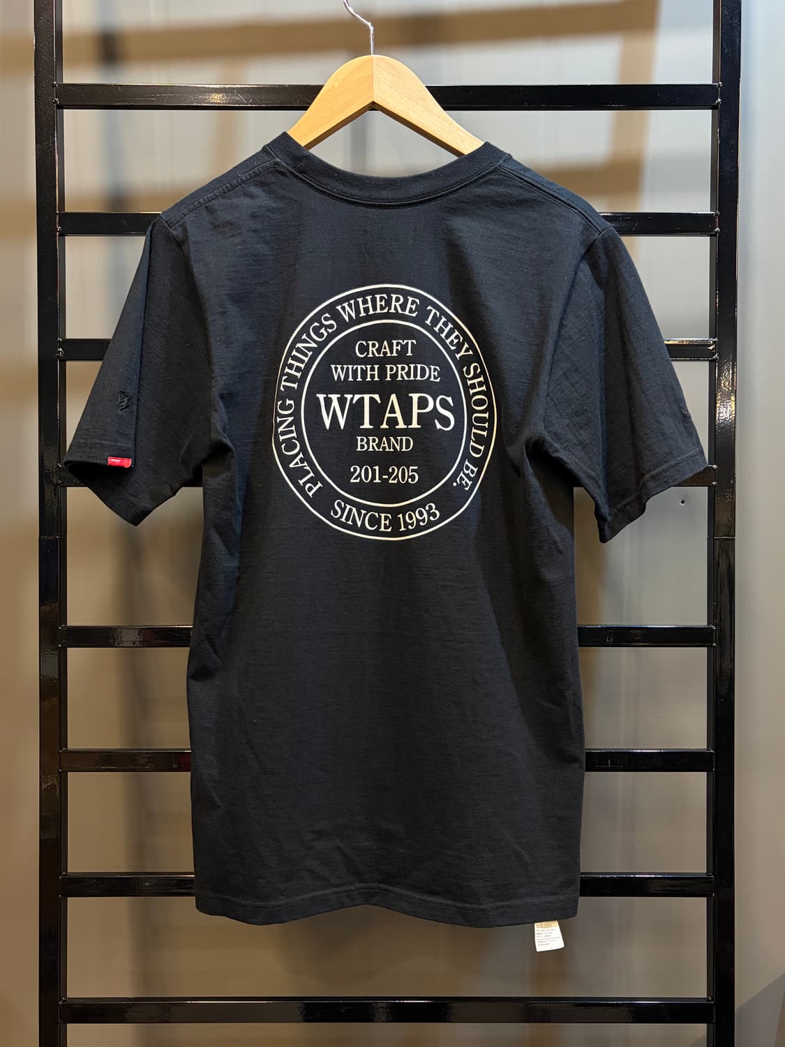 [1] WTAPS 더블탭스 블랙 서클로고 티셔츠 면100% 일본산 8.9 상품이미지2