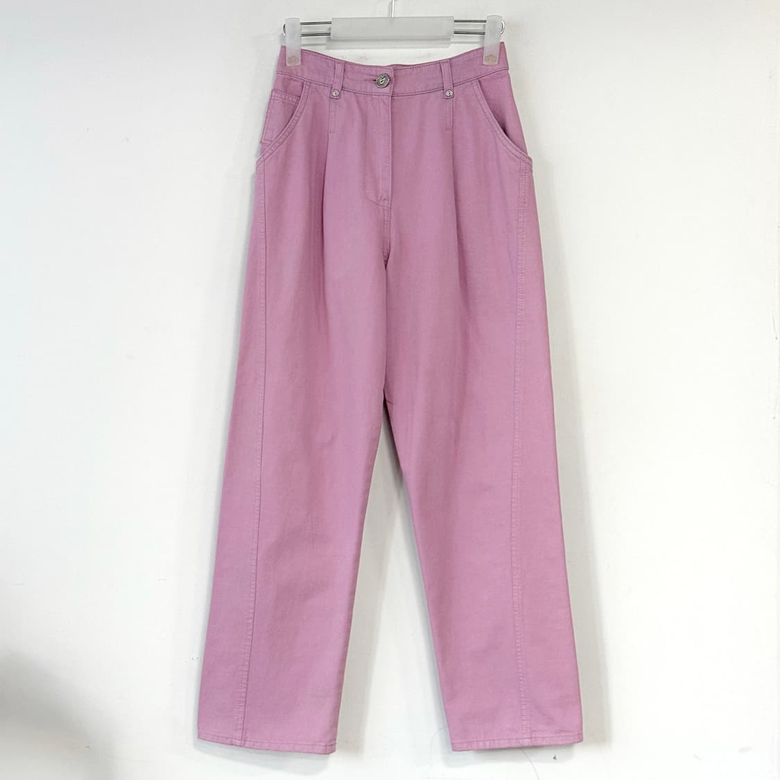 타임 TIME 핀턱 코튼 팬츠 상품이미지1