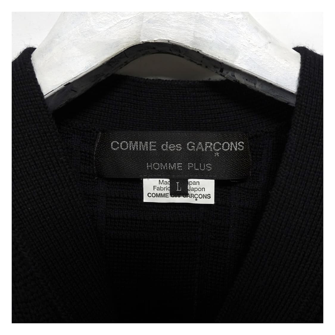 [L]COMMEDESGARCONS HOMME 꼼데가르송옴므 비대칭 가디건 상품이미지5