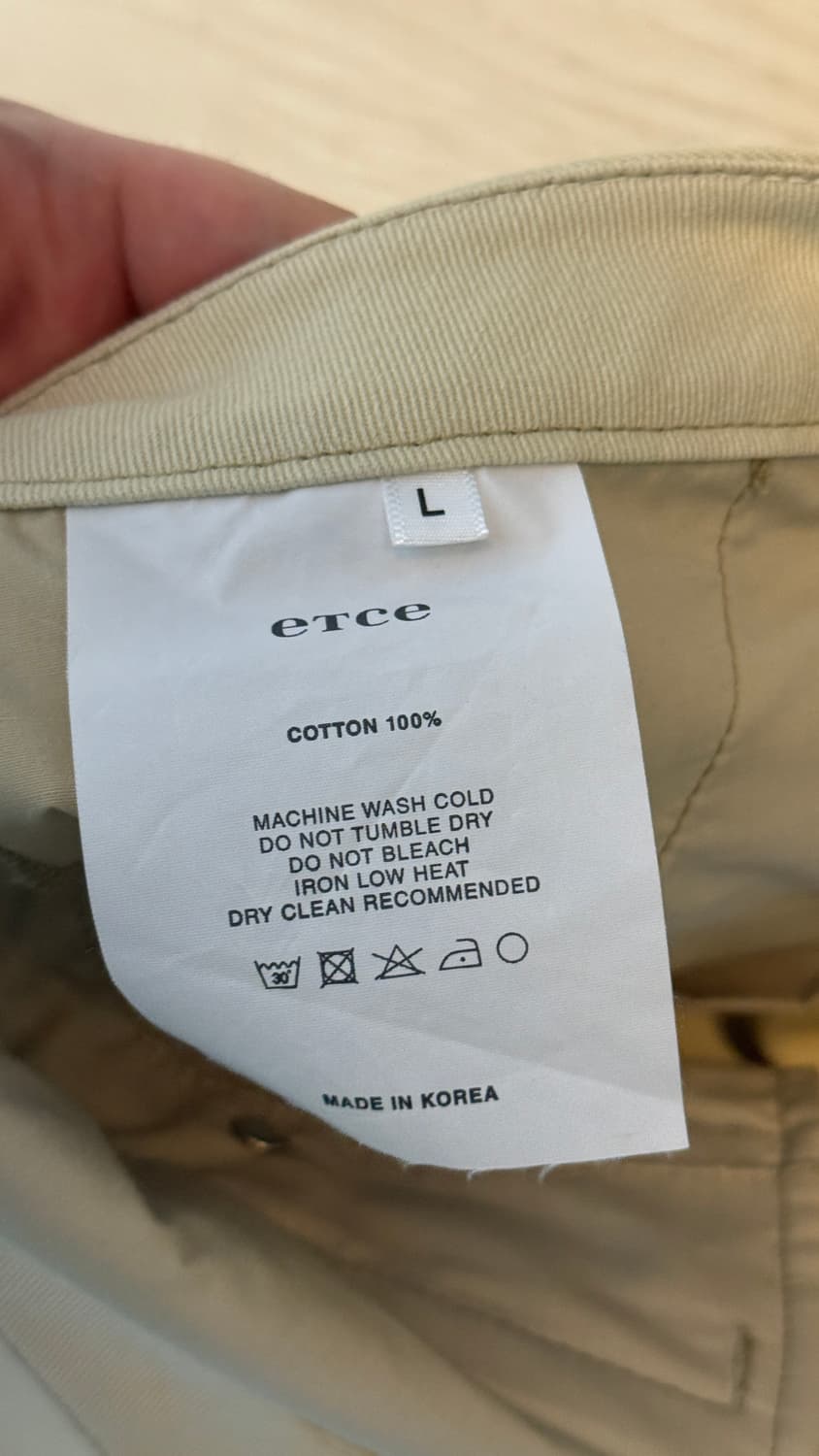 etce 코튼 크림팬츠 상품이미지4