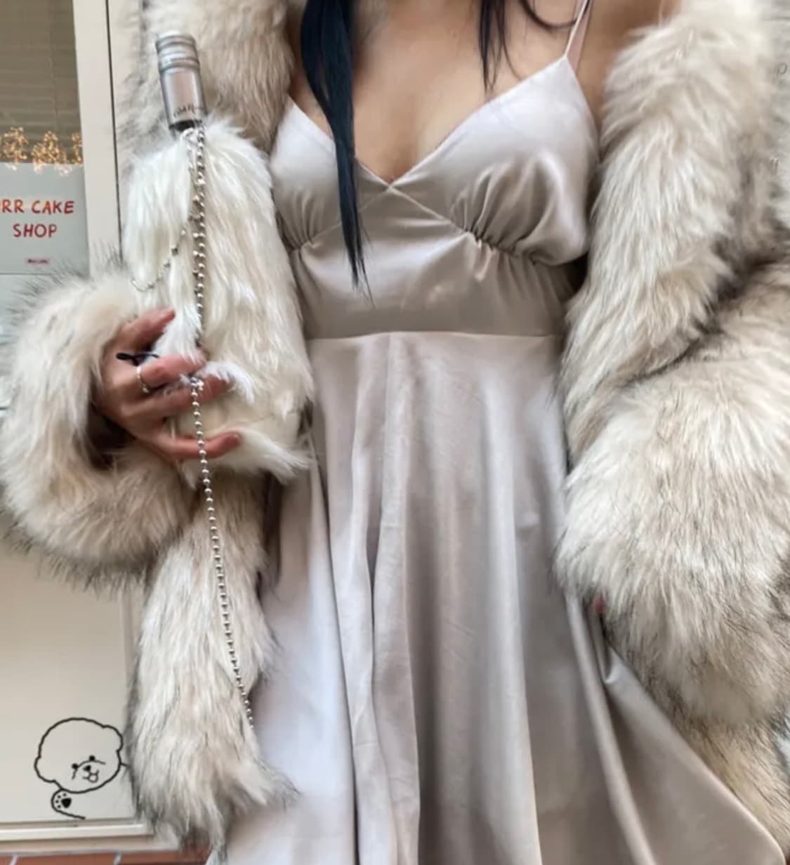 엔젤넘버555 퍼자켓 상품이미지2