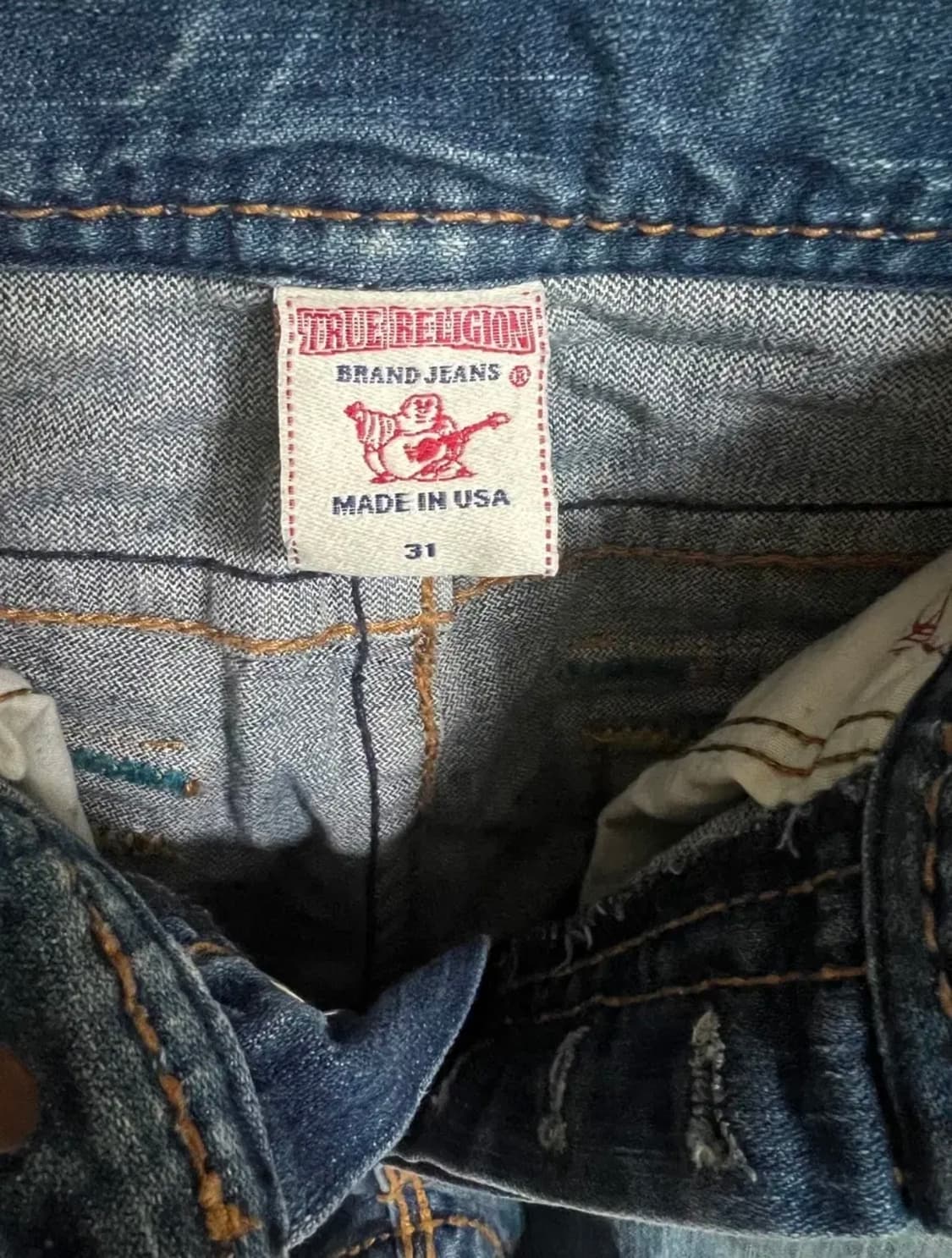 트루릴리젼 청바지 Made in USA (사이즈 31) 상품이미지7