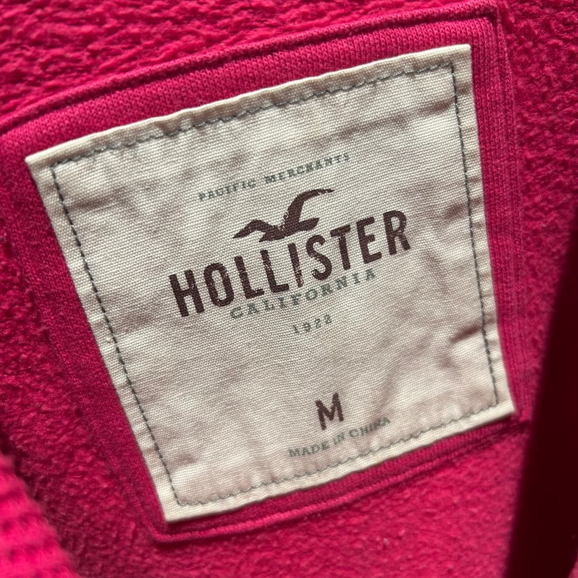 Hollister Pink Zip-Up Hoodie 상품이미지9