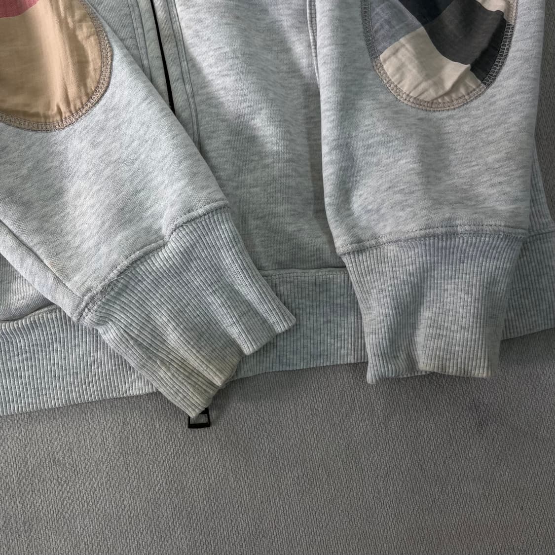 95 버버리 엘보패치 후드집업 상품이미지7