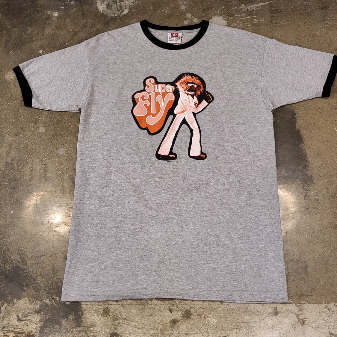 90s Made in USA 빈티지 새서미 링거티 링거반팔티 상품이미지1