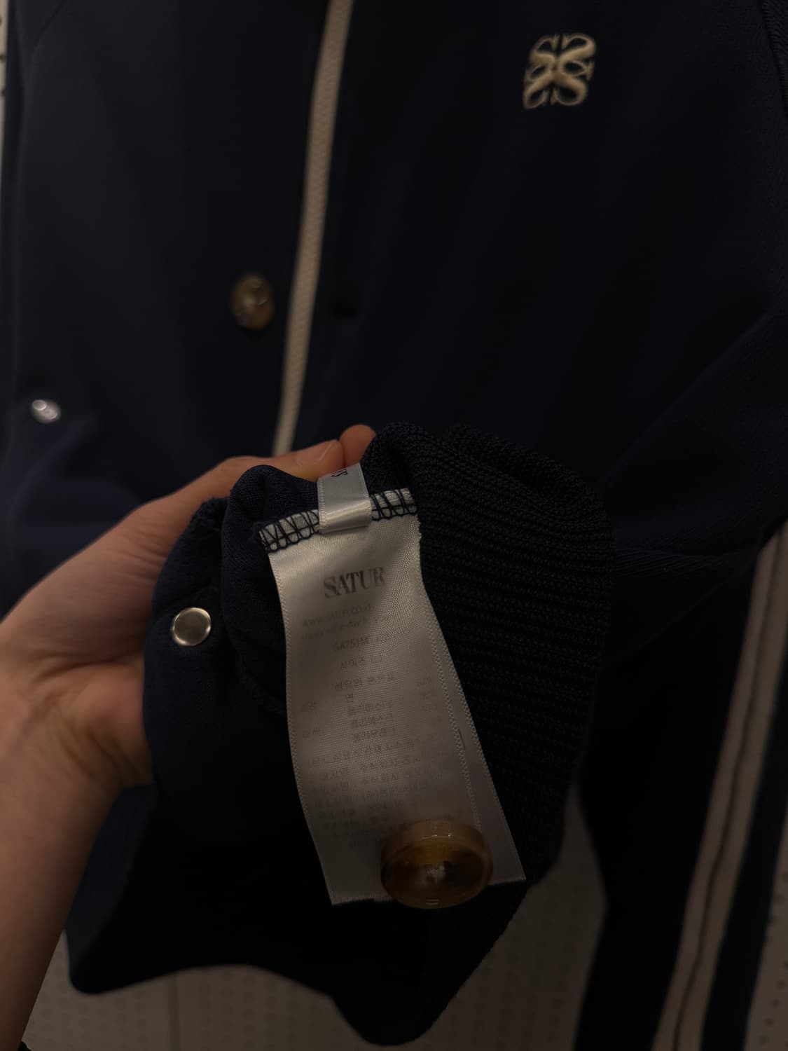 세터 미니멀 사이드라인 투웨이 집업 U355 상품이미지4