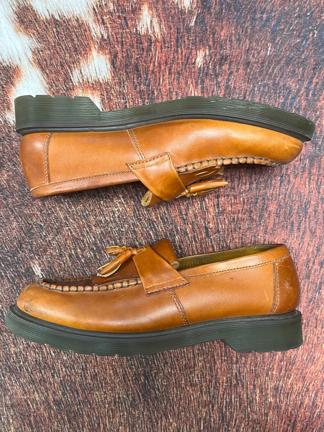 [270] 닥터마틴 르로이 빈티지 브라운 테슬 로퍼 아드리안 상품이미지2