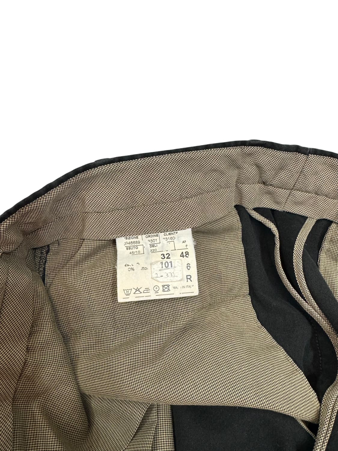 까날리 클래식 블랙 코튼 팬츠 made in ITALY (32)  상품이미지7