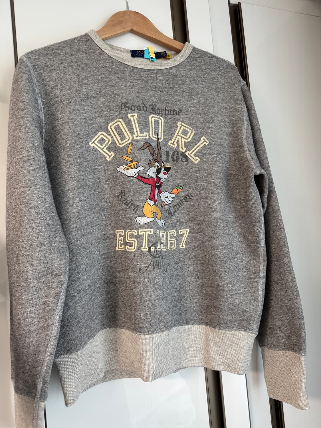 폴로 랄프로렌 루나 뉴 이어 래빗 스웨트맨투맨 M 팝니다. 상품이미지1