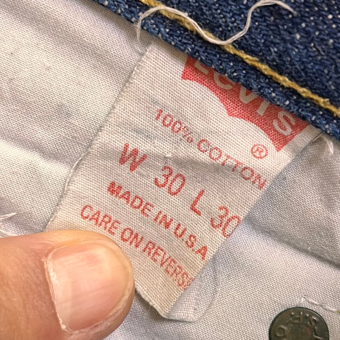 리바이스 501XX 빅E 코카콜라 콜라보 W30 L30 상품이미지5