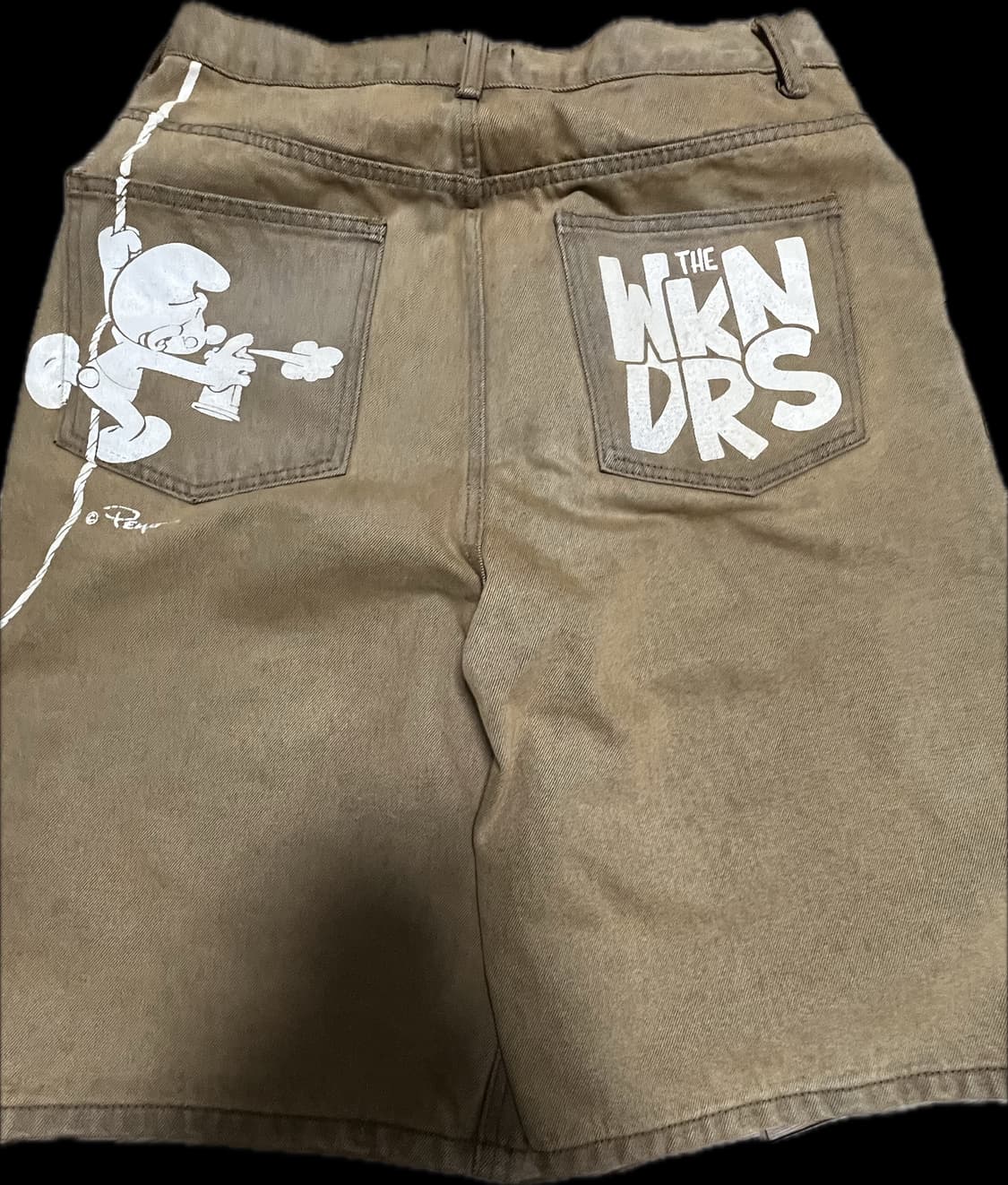 위캔더스 painter denim shorts (L) 상품이미지3