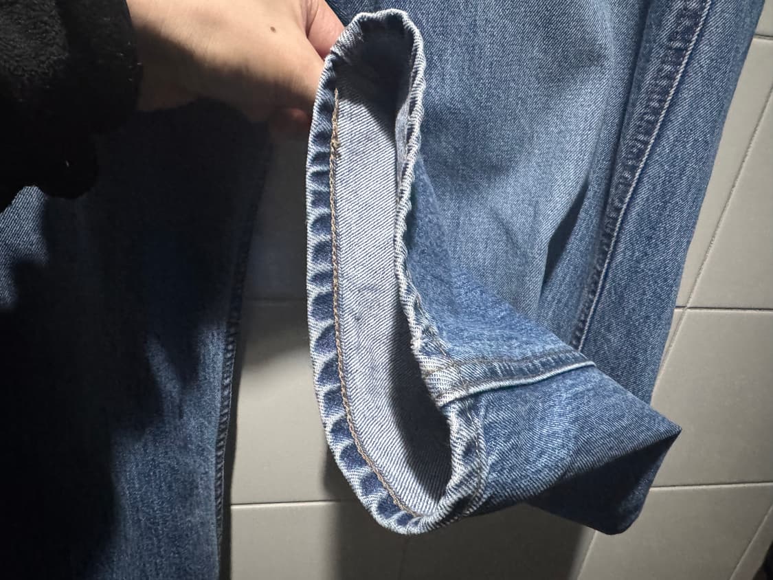 유니클로U 스트레이트 데님 30 사이즈 상품이미지6