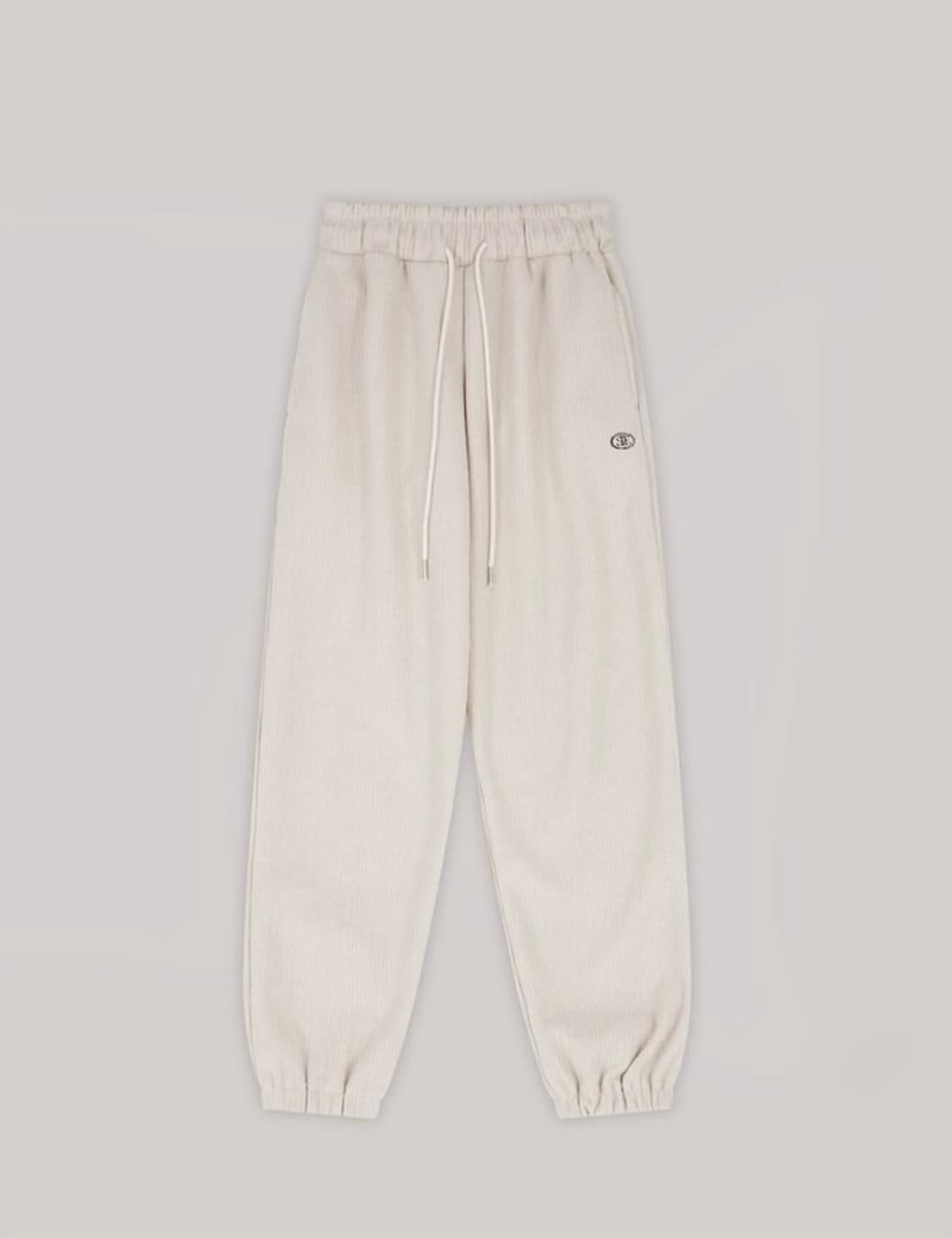 시엔느 심볼 니트 조거 팬츠 크림 상품이미지1