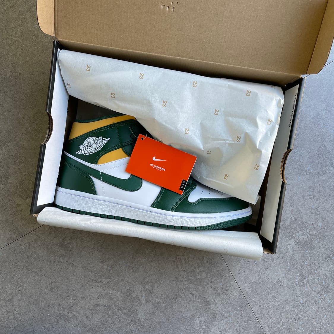 [270] 나이키 - 조던 1 미드 소닉스 2021 상품이미지5