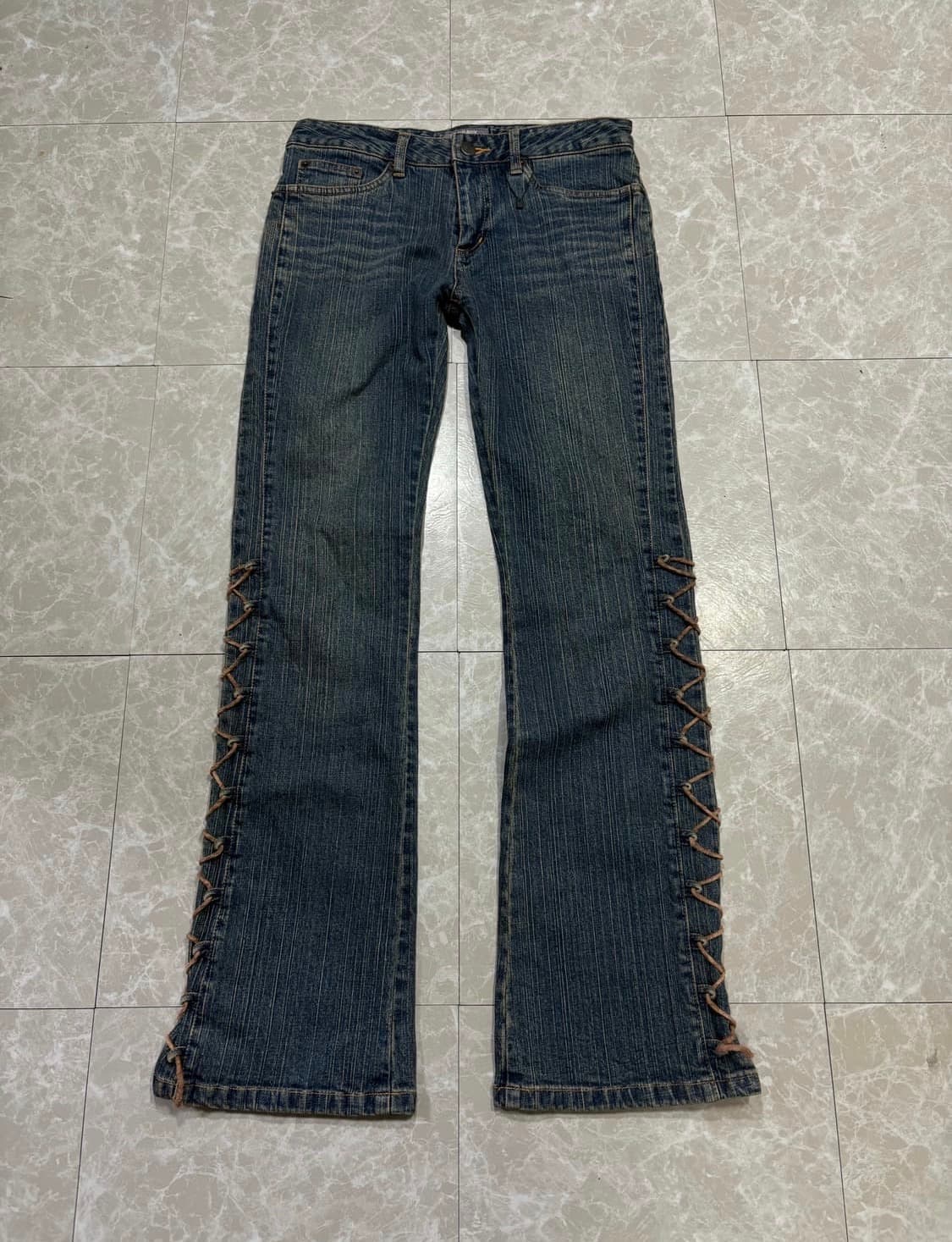 JOUER AUX ECHECS side corset detailpants 상품이미지1