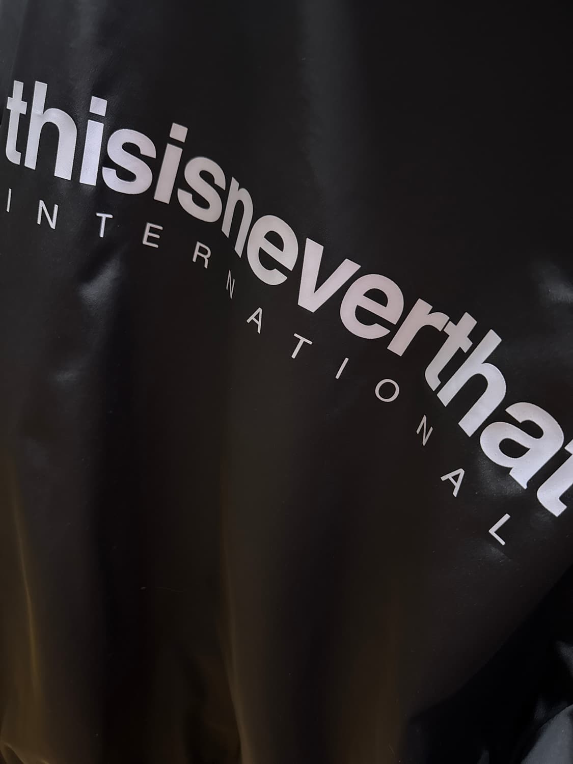 (거래중) 디스이즈네버댓 팀 자켓 블랙 / 디네댓/블루종/바람막이 상품이미지2