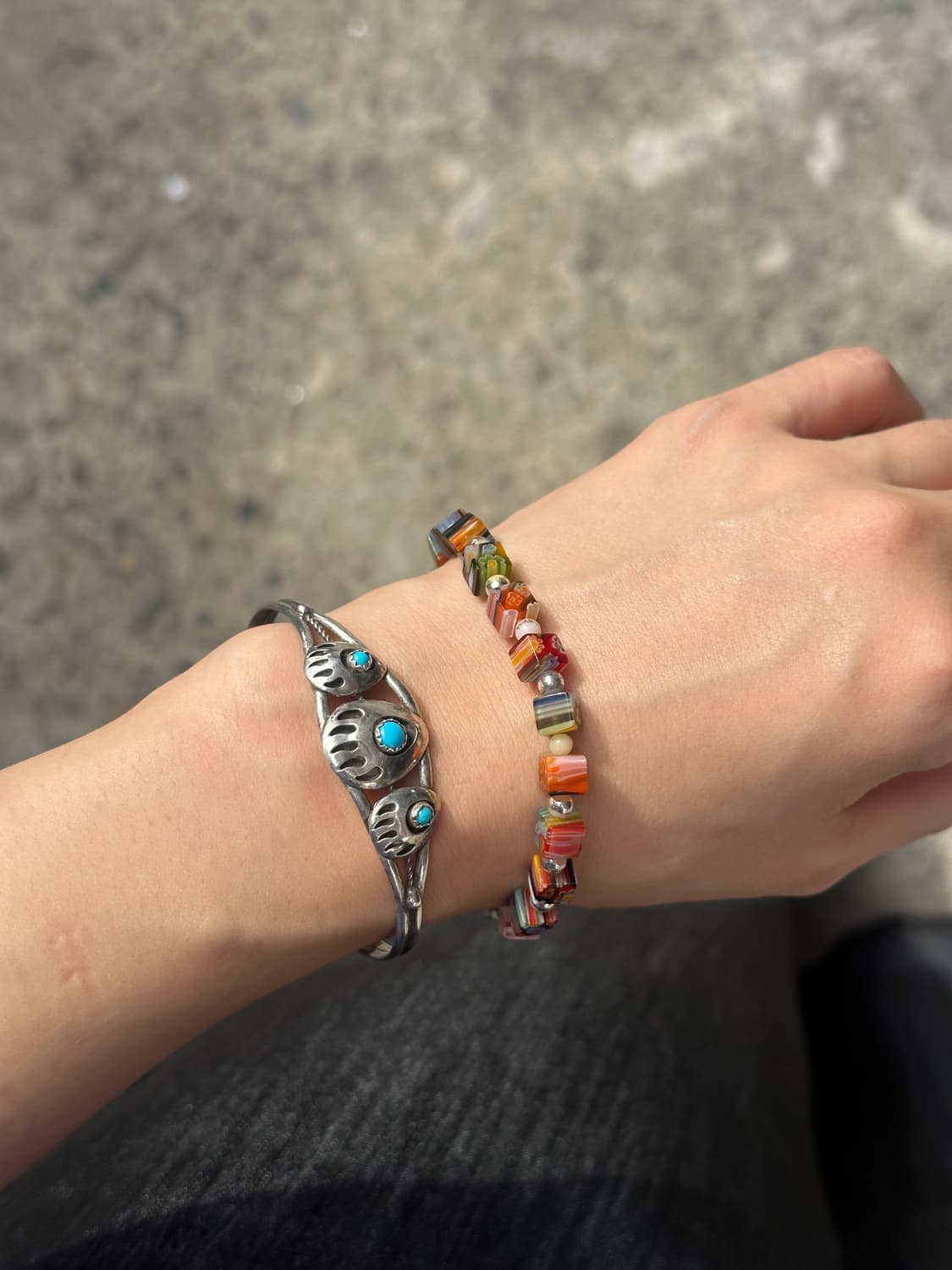 Bear Claw Turquoise 925Silver Bangle 상품이미지5