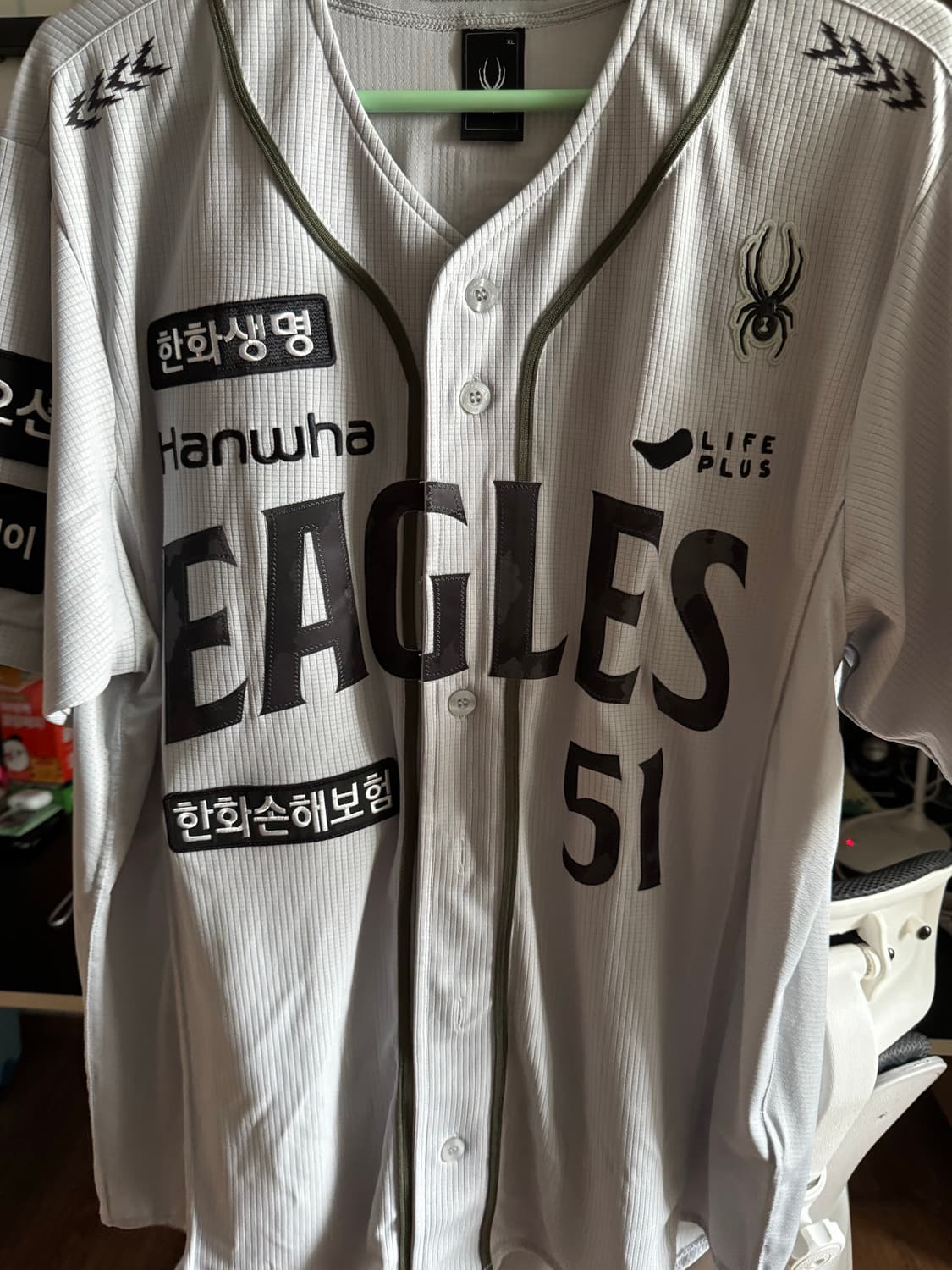 2025 한화 이글스 밀니폼 밀리터리 유니폼 105 문현빈 XL 급전! 상품이미지2